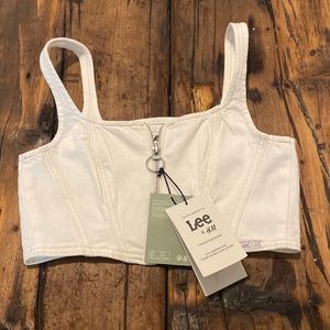 LEE x H&M denim top never worn new with tags